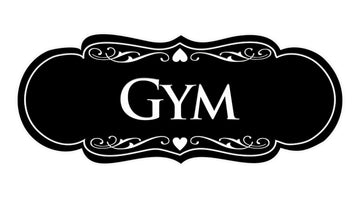Signs ByLITA Designer Gym Sign